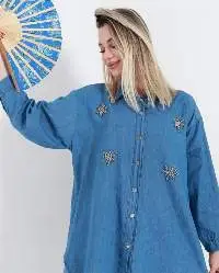 Denim Blouse