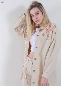 Linen Pants And Jacket Set