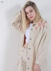 Linen Pants And Jacket Set