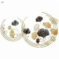 Gold Metal Art Wall Sculpture