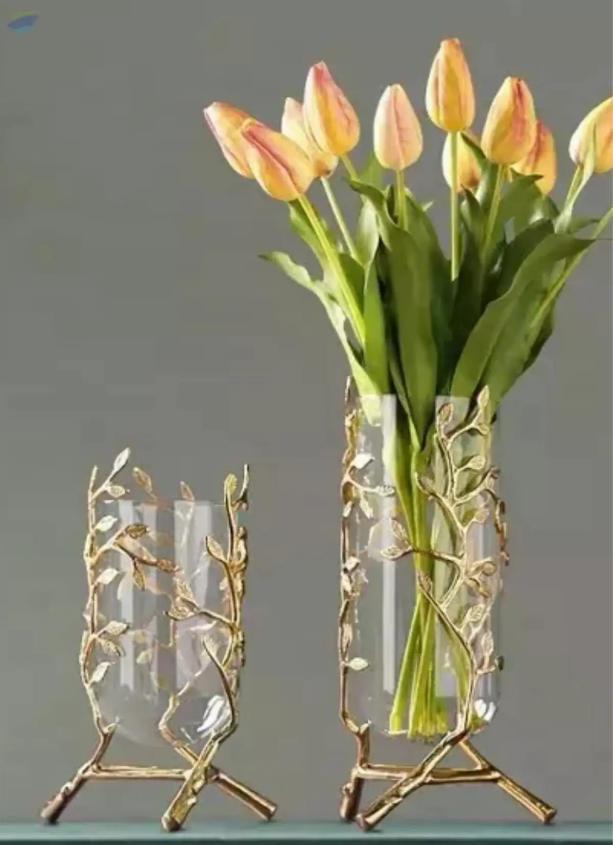 Classic Iron Flower Vase by SB Multinational Export. Supplier from
