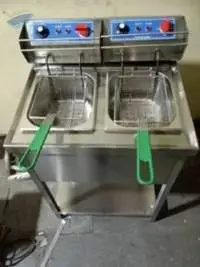 Stainless Steel Twin Tank Electric Fryer