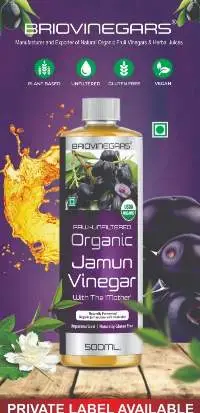 Organic Jamun Vinegar With Mother