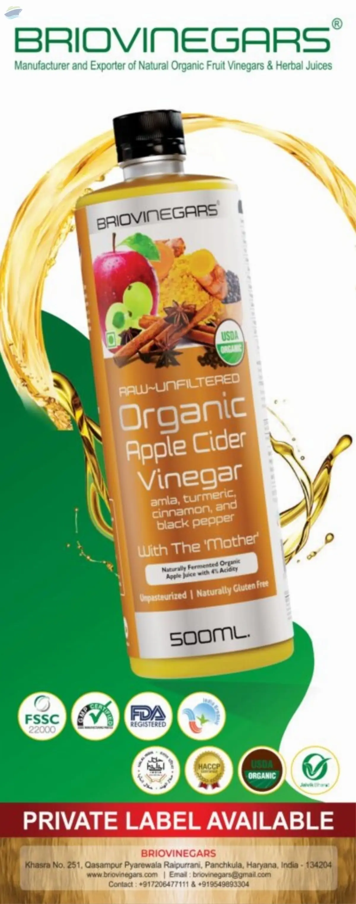 Organic Apple Cider Vinegar