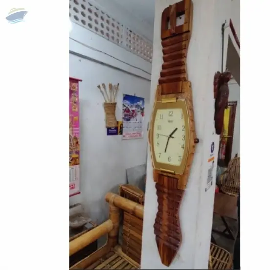 Wall Hanging Wooden Clock