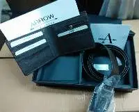 Combo Box Belt Mens Wallet