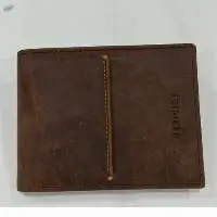 Men's Wallet Oil Pull Up Leather