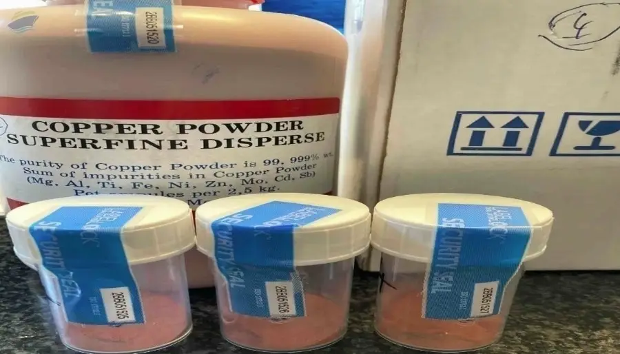 Isotope Fraction Ultrafine Copper Powder 2000 kg