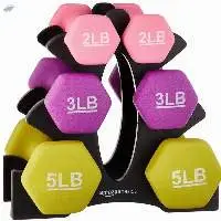 Stand with Dumbbells