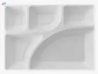 5 Compartment Plate (Deep)