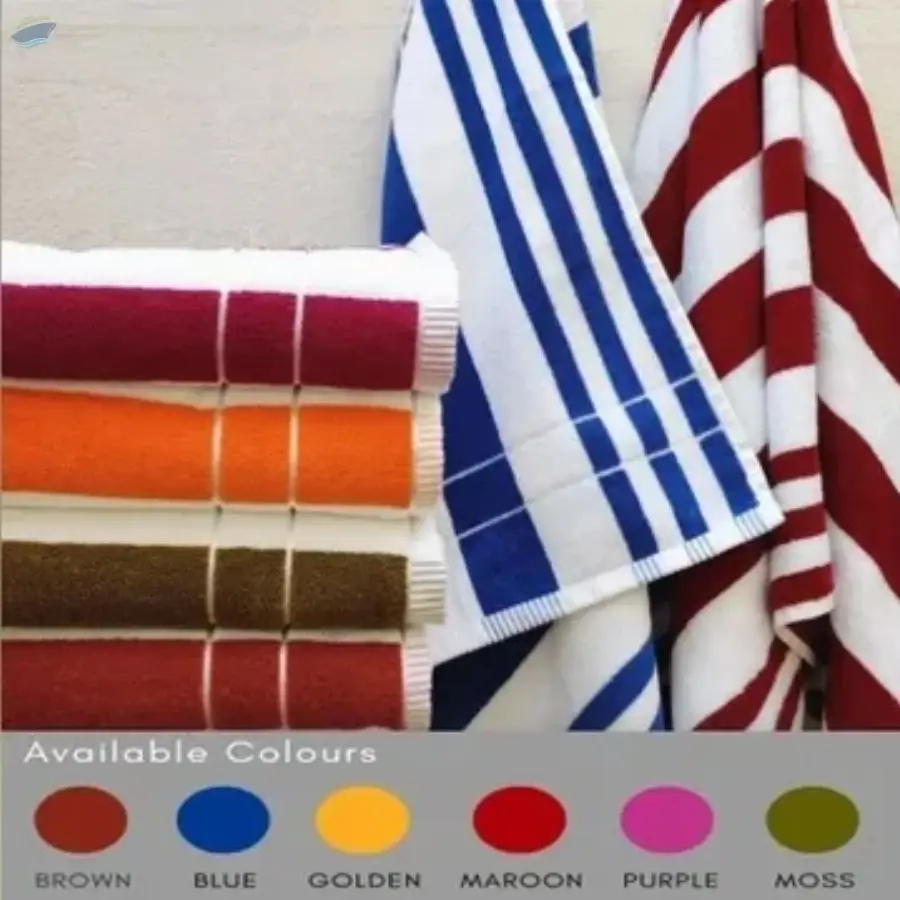 SDF White (Crape) Towels