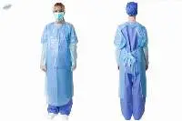 Sleeved Blue Polythene Apron