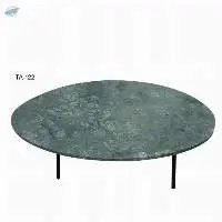Green marble , Iron | coffee Table