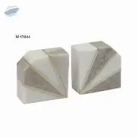 White Marble, Brown Marble BOOK END