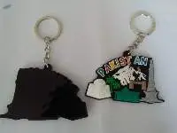 rubber keychain