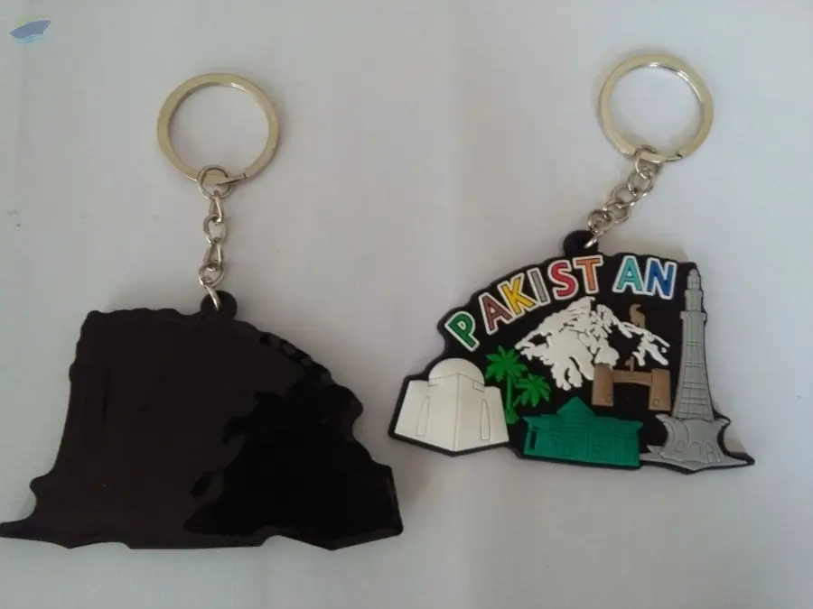rubber keychain