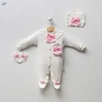 Baby Rompers  (2082-Queen Crown pink)
