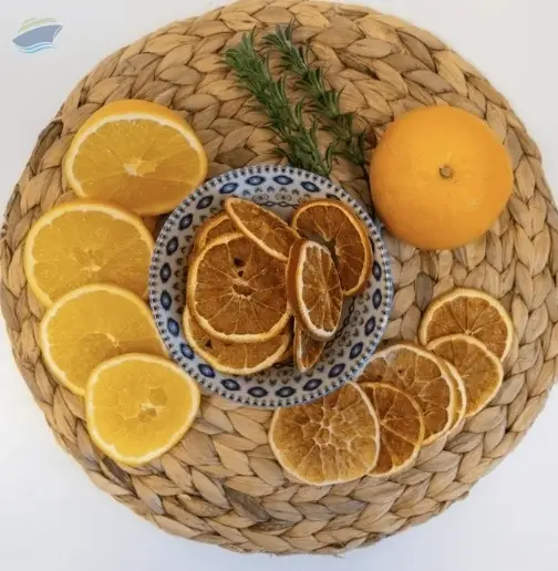 Dried Orange Chips Orange (No Sugar) Dry Fruit