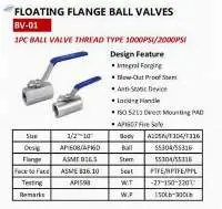 Floating Flange Ball Valve