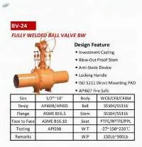 Fully Welded Ball Valve