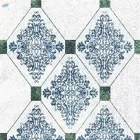 Ceramic Floor Tile (Alyans Black Fon Dekor)