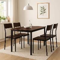 4 Seater Dining Table Set With Chairs