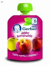 GERBER Apple Peach Mousse 80g