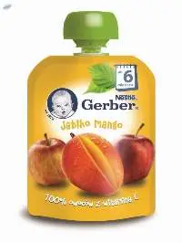 GERBER Apple Peach Mousse 80g