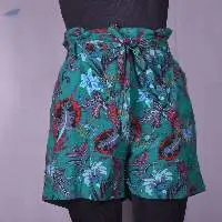 Classy Flower Print Shorts