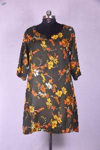 Beautiful Flower Print Kurta