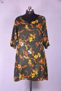 Beautiful Flower Print Kurta