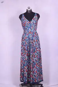 Beautiful Flower Print Long Dress