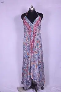 Beautiful Mastani Print V Neck Dress