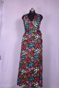Beautiful V Neck Bohemian Style Long Dress