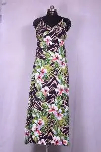 Beautiful V Neck Long Gripsi Dress