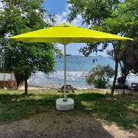 Square Patio Umbrella With Pulley Mechanism