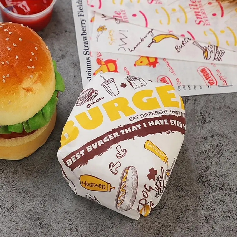Paper Wrapper for Burger