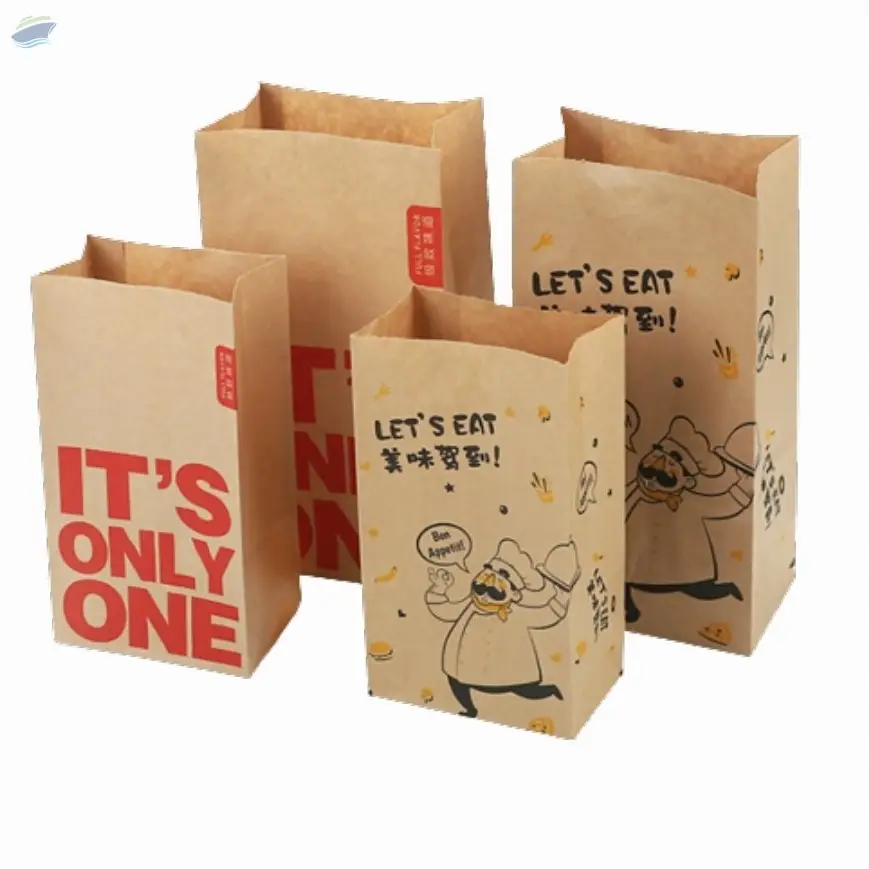 Square Bottom Bag Printed Without Handle