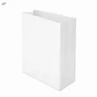 Square Bottom Bag Without Handle White