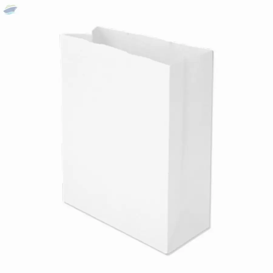 Square Bottom Bag Without Handle White