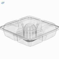 Dipack 5 Compartment Snack Container
