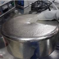 Lithium Metal Cylindrical Shape Ingot