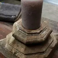 Wooden Candle Base