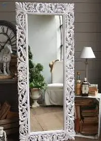 Wooden Carving Mirror Frame