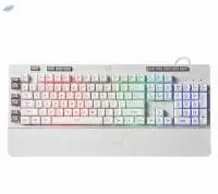 K512 SHIVA RGB Membrane Gaming Keyboard - White