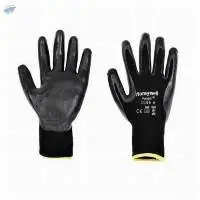 Honeywell 2232231 Polytril Black Nitrile Gloves