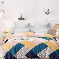Orvana Comforter Bedsheet Set(1+2+1)