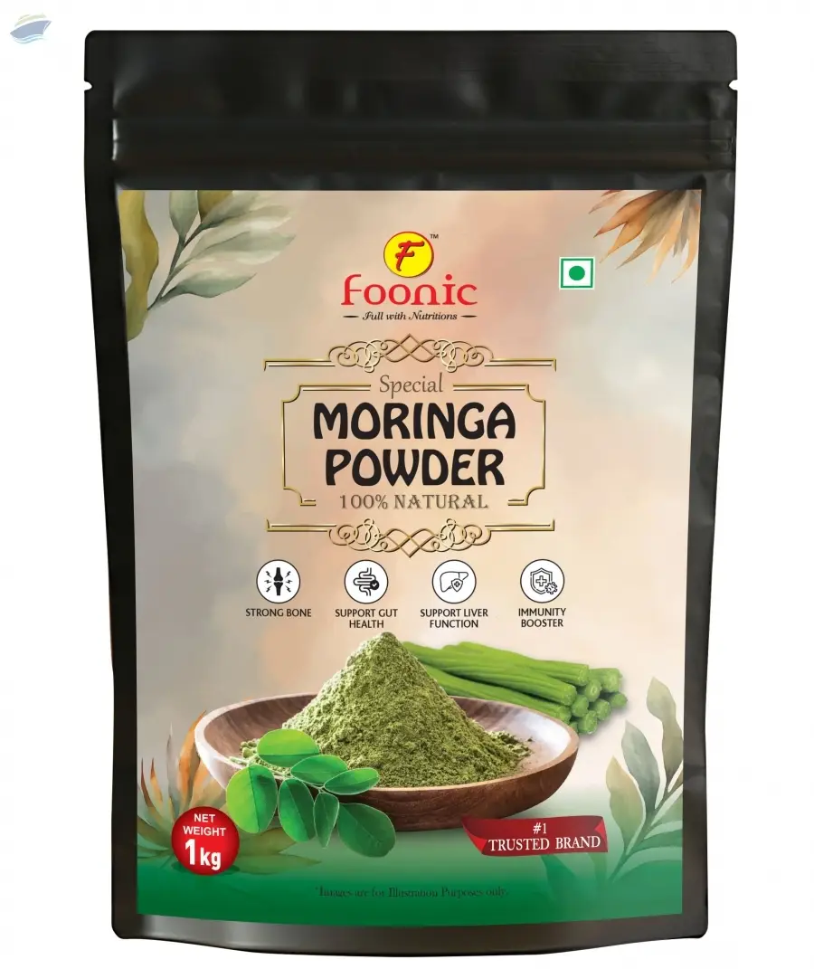 Foonic Moringa Powder, 100% Natural Superfood,