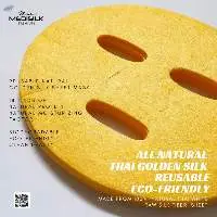 100% Natural Golden Raw Silk Face Sheet Mask