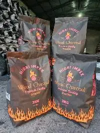 Supermarket charcoal, BBQ charcoal.